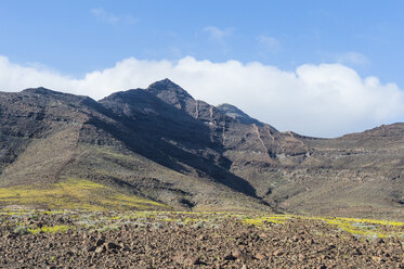 Spanien, Kanarische Inseln, Fuerteventura, Berglandschaft im Süden der Insel - RUNF00850