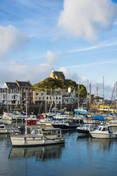 UK, England, Devon, Boat harbour of Ilfracombe - RUNF00918