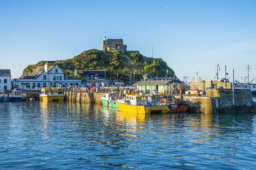 UK, England, Devon, Boat harbour of Ilfracombe - RUNF00925