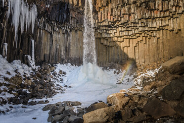 Svartifoss-Wasserfall, Vatnajokull-Nationalpark, Island - CUF47852