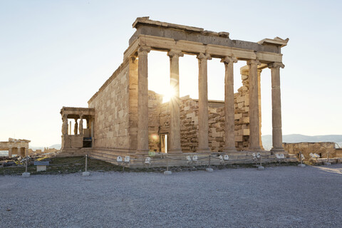 Griechenland, Athen, Akropolis, Erechtheion, lizenzfreies Stockfoto