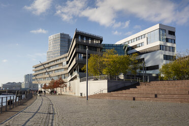 Germany, Hamburg, HafenCity, modern residential and office buildings - WIF03738