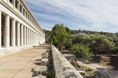 Griechenland, Athen, Antike Agora, Stoa des Attalos - MAMF00359