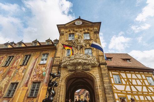 Deutschland, Bayern, Bamberg, Fassade des Alten Rathauses - TAM01127