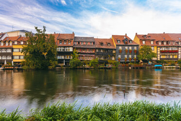Germany, Bavaria, Bamberg, Little Venice and Regnitz river - TAMF01143