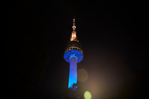 N Seoul Tower bei Nacht, Seoul, Südkorea - CUF48023