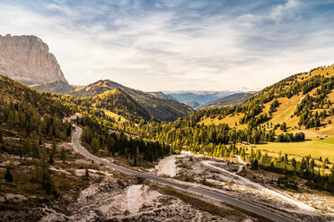 Blick vom Grödner Joch oder Grödnerjoch, Dolomiten - CUF48281