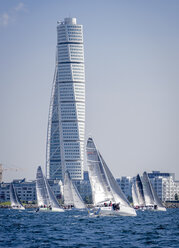 Yacht race by Turning Torso in Malmo, Sweden - FOLF10292