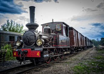 Dampflokomotive in Faringe, Schweden - FOLF10298