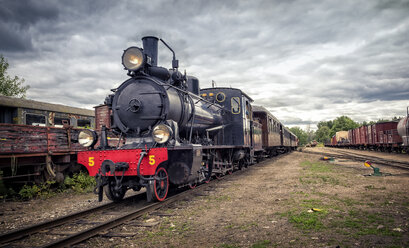 Dampflokomotive in Faringe, Schweden - FOLF10301