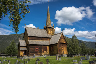 Stabkirche von Lom im Otta-Tal in Norwegen - FOLF10316