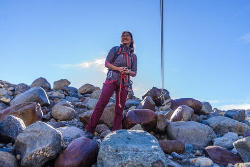 Klettern in El Chaltén, Südpatagonien, Argentinien - ISF20413