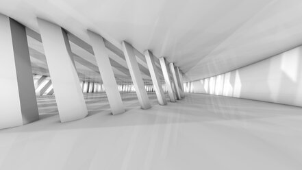 Futuristischer Raum, 3D-Rendering - SPCF00330