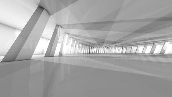 Futuristischer Raum, 3D-Rendering - SPCF00333
