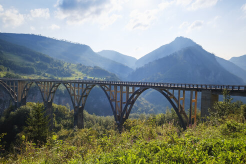 Montenegro, Provinz Pljevlja, Durmitor-Nationalpark, Tara-Schlucht, Durdevica-Tara-Brücke - SIEF08334