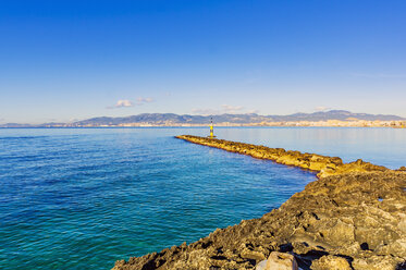 Spain, Mallorca, coast near Portixol - THAF02429