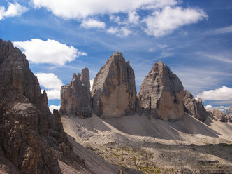 Italien, Südtirol, Sextner Dolomiten, Drei Zinnen (Tre Cime di Lavaredo) - WWF04872