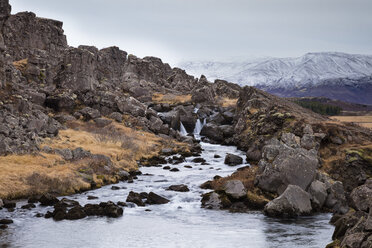 Island, Goldener Kreis, Thingvellir-Nationalpark, Fluss - WIF03757