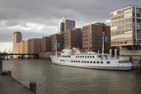 Deutschland, Hamburg, HafenCity, Sandtorhafen, lizenzfreies Stockfoto