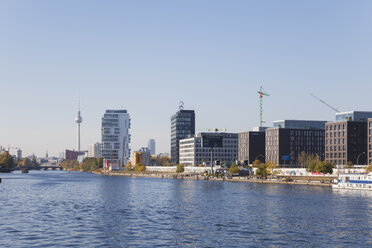 Germany, Berlin, view to development area at Friedrichshain - GWF05816