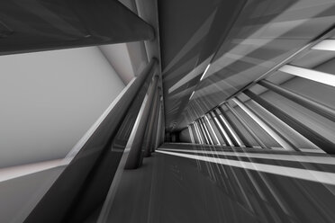 Futuristic empty room, 3D Rendering - SPCF00344