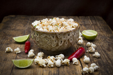 Schale Popcorn mit Chili- und Limettengeschmack - LVF07696