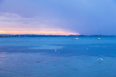 Italy, Veneto, Lake Garda near Lazise stock photo