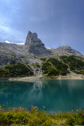 Italien, Südtirol, Dolomiten, Marmolada, Lago di Fedaia - LBF02337