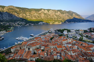 Montenegro, Bucht von Kotor, Kotor, Altstadt, Blick von der Festung Sveti Ivan - SIEF08411