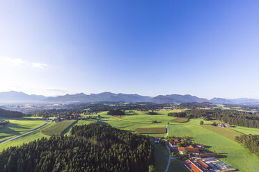 Deutschland, Bayern, Chiemgau, Luftbild der Alpen - MMAF00807