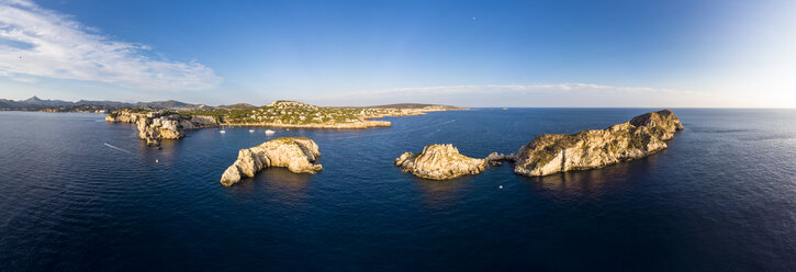 Spanien, Mallorca, Region Calvia, Luftaufnahme der Islas Malgrats und Santa Ponca - AMF06754