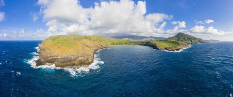 USA, Haswaii, Oahu, Hanauma Bay, Hanauma Bay Nature Preserve stock photo