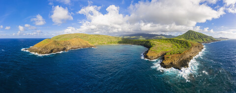 USA, Haswaii, Oahu, Hanauma Bay Naturreservat, Hanauma Bay, lizenzfreies Stockfoto