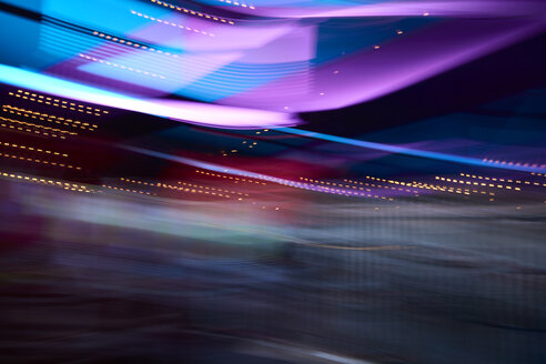 Colorful lights in movement, long exposure - IGGF00745