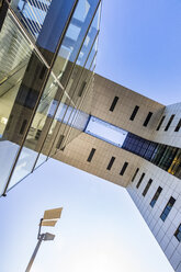 Germany, Cologne, part of facade of Crane House seen from below - JATF01117