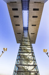 Germany, Cologne, part of facade of Crane House seen from below - JATF01121