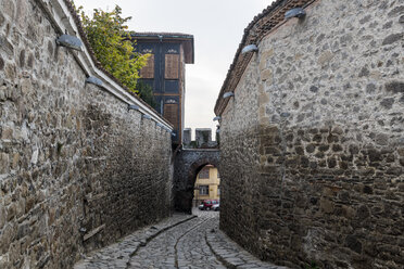 Gepflasterte Straßen in der Altstadt, Plovdiv, Bulgarien - RUNF01054