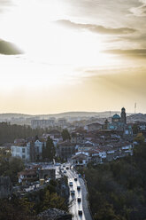 Veliko Tarnovo at sunset, Bulgaria - RUNF01069