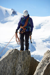 Bergsteiger, Chamonix, Rhone-Alpen, Frankreich - CUF48886