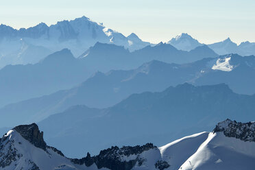 Mountain range, Chamonix, Rhone-Alps, France - CUF48961