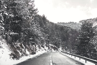 Andorra, Bergstraße im Winter - ACPF00460