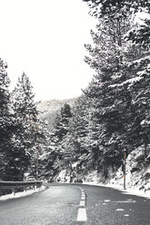 Andorra, Bergstraße im Winter - ACPF00461