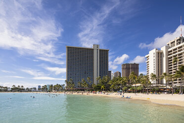 USA, Hawaii, Oahu, Honolulu, Waikiki Beach - FOF10331