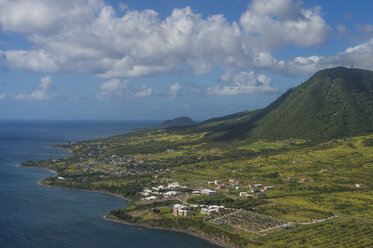 Karibik, Antillen, Luftaufnahme von Sint Maarten - RUNF01154