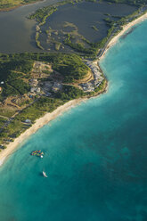 Karibik, Luftaufnahme von Antigua - RUNF01160