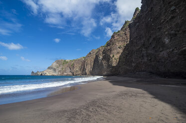 Karibik, Niederländische Antillen, Saba, Well's Bay, Strand - RUNF01185