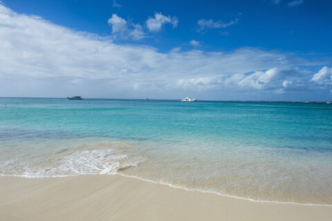 Karibik, Antillen, Sint Maarten, Friar's Bay, Übersee-Frankreich, lizenzfreies Stockfoto