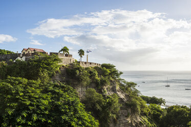 Karibik, Niederländische Antillen, St. Eustatius, Oranjestad, Fort Oranje - RUNF01254