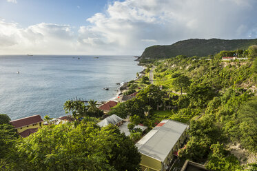 Karibik, Niederländische Antillen, St. Eustatius, Bucht von Oranjestad - RUNF01256