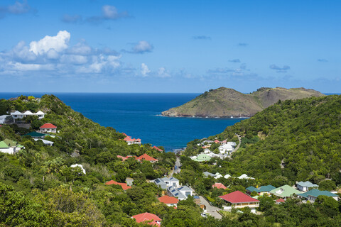 Karibik, Kleine Antillen, St. Barthelemy, lizenzfreies Stockfoto